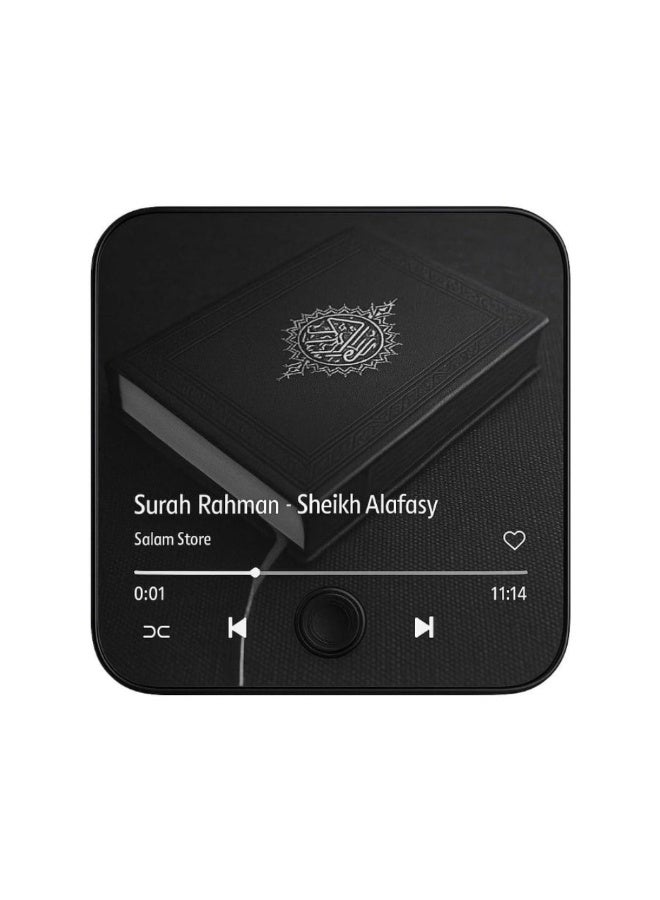 أكاليكس مغناطيس للقرآن الكريم مع مشغل سور مدمج، مغناطيس ثلاجة إسلامي 2 في 1 مع سورة الرحمن مُحمّلة مسبقًا، قابل لإعادة الشحن، هدية مثالية للمسلمين في رمضان والعيد - Image 1